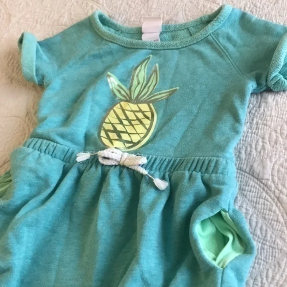 Circo Dress Cover Up Size 4/5 Green Pinaple